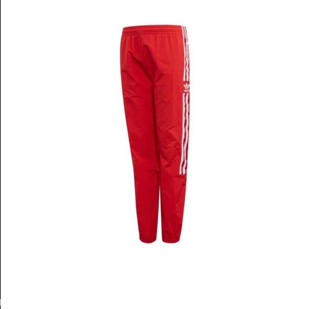 Adidas new icon red AND black track pants size youth 13-14